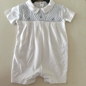 Smocked Sailboat romper